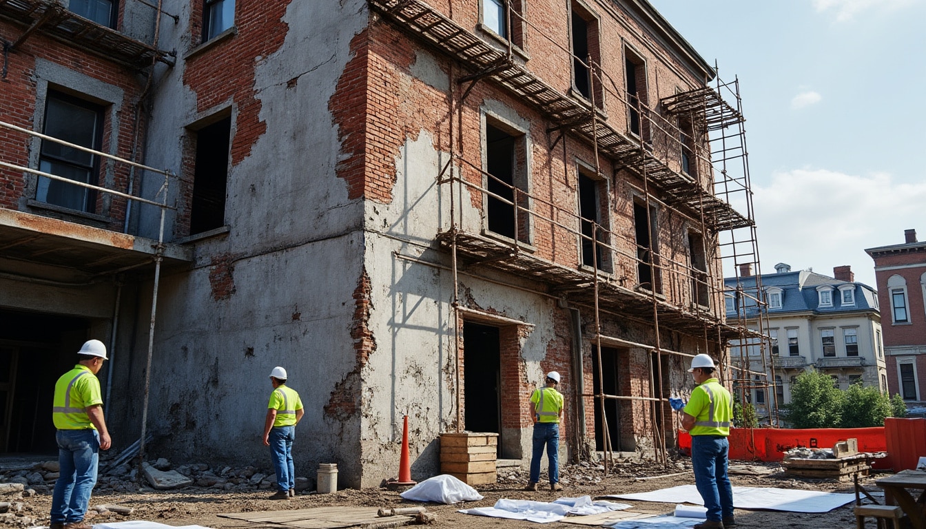 découvrez les principaux surcoûts à prévoir lors de la réhabilitation d'un bâtiment ancien et comment les anticiper pour réussir votre projet de rénovation.